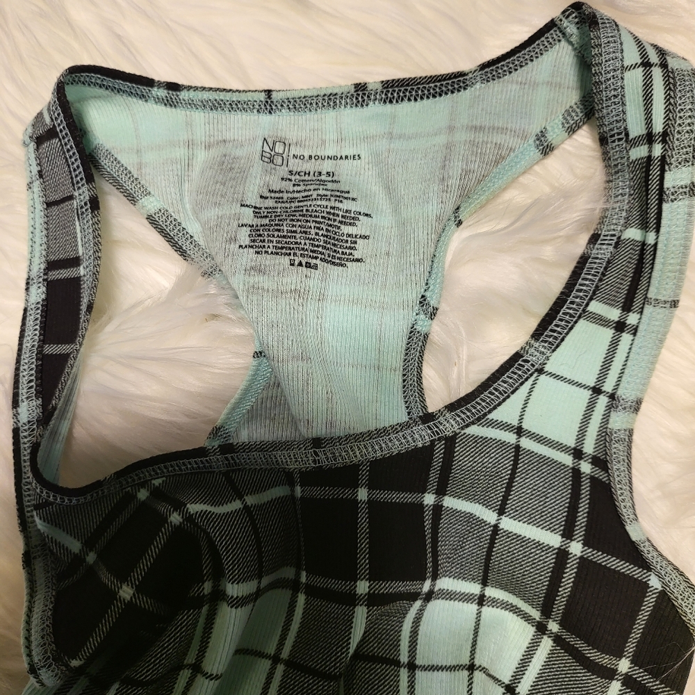 No boundaries long plaid tank - Picture 7 of 7